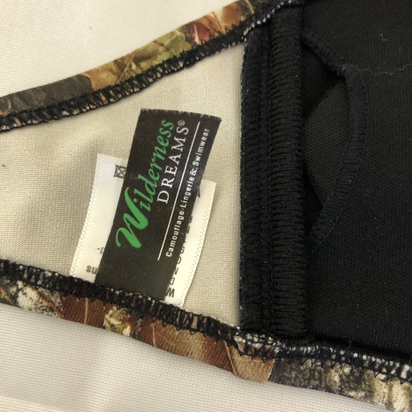 Wilderness Dreams Camouflage Bikini Top Size Small - Picture 3 of 4
